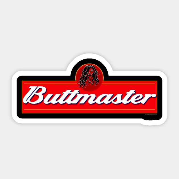 ButtMaster Sticker by RainingSpiders